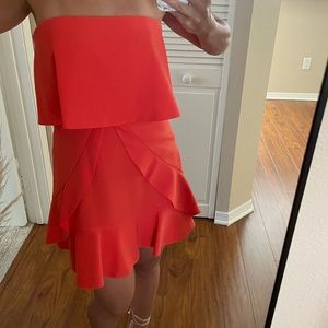 BCBG strapless dress